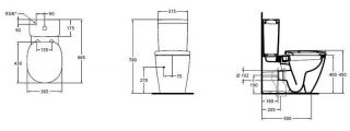 Напольный унитаз Ideal Standard Connect (E803701)