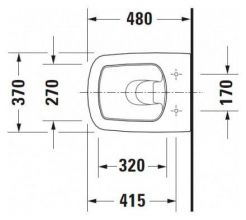 Подвесной унитаз Duravit DuraStyle (2539090000)