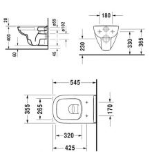 Подвесной унитаз Duravit D-Code (45700900A1)