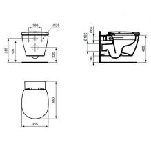 Подвесной унитаз Ideal Standard Connect (E814901)