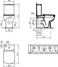 Бачок для унитаза Ideal Standard Esedra (T282801)