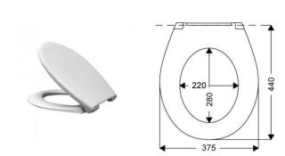Сиденье для унитаза Ideal Standard Ocean (W300201)
