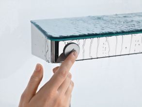 Смеситель для душа Hansgrohe Ecostat белый, хром (13171400)