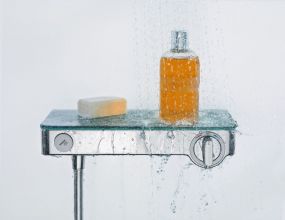 Смеситель для душа Hansgrohe Ecostat белый, хром (13171400)