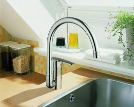 Смеситель для кухонной мойки Grohe Euroeco new хром (32752000)