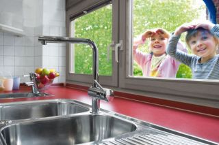 Смеситель для кухонной мойки Grohe Minta хром (32168000)