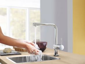 Смеситель для кухонной мойки Grohe Minta хром (32168000)
