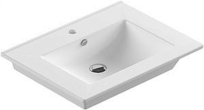 Мебельная раковина Sanita luxe Quadro (QDR75SLWB01)