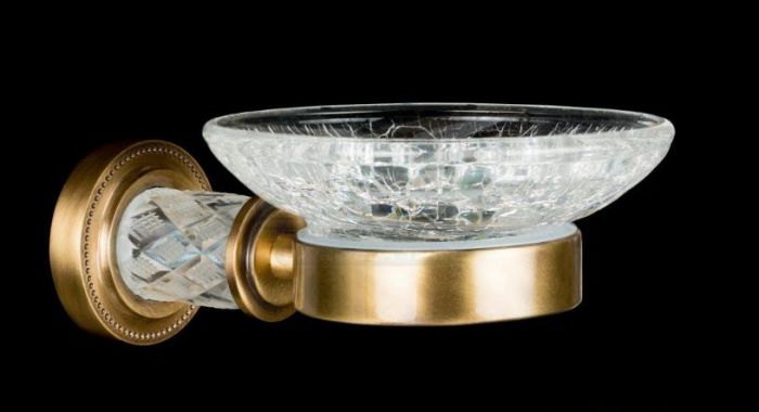 Мыльница Boheme Murano crystal (10903-CRST-BR)