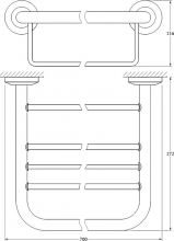 Полка для ванной Fbs Standard (STA 043)