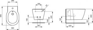 Биде подвесное Ideal Standard Connect (E799701)