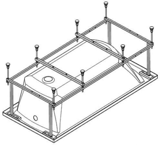 Монтажный комплект для ванны SANTEK Корсика (1WH112420)