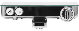 Элитный смеситель Hansgrohe Ecostat Select белый, хром (13151400)
