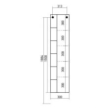 Пенал MIXLINE АВРОРА-35 универсальный H-1500 Матрикс (535115)