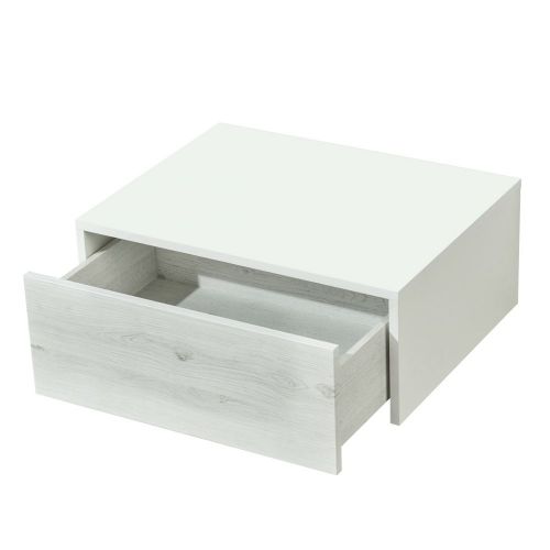 Комод Aquaton Сакура 60 ольха наварра, белый глянец (1A220403SKW80)