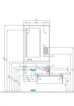 Комод Aquaton Сакура 60 ольха наварра, белый глянец (1A220403SKW80)