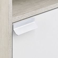 Шкаф - колонна Aquaton Флай 1-створчатый белый, дуб крафт R (1A237903FAX1R)
