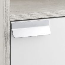 Шкаф - колонна Aquaton Флай 1-створчатый белый, дуб крафт R (1A237903FAX1R)