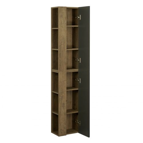 Шкаф - колонна Aquaton Терра 1-створчатый коричневый, антрацит (1A247503TEKA0)