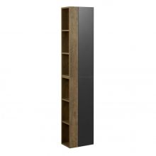 Шкаф - колонна Aquaton Терра 1-створчатый коричневый, антрацит (1A247503TEKA0)