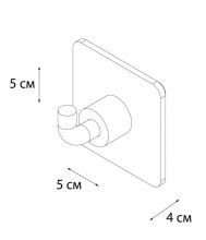 Крючок FIXSEN Square одинарный (FX-93105)