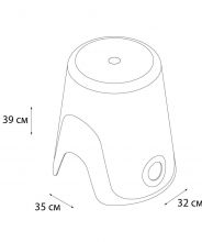 Корзина для белья FIXSEN Wendy 2в1 оранжевая (FX-7073-93)