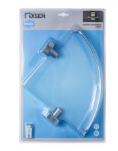 Полка FIXSEN Kvadro стеклянная угловая (FX-61303A)
