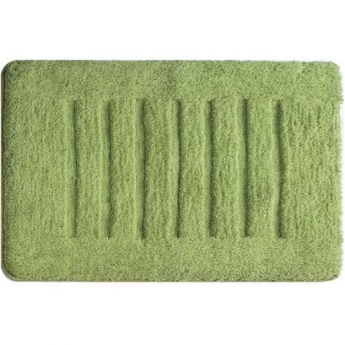 Коврик для ванной комнаты Milardo Green lines, 50*80 см (MMI181M)