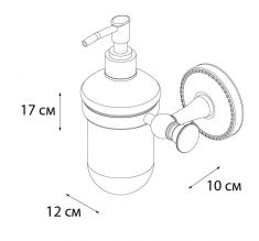 Дозатор для жидкого мыла FIXSEN ADELE (FX-55012)