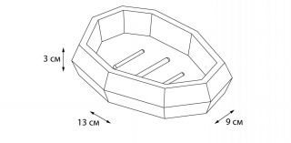 Мыльница FIXSEN FLAT (FX-290-4)