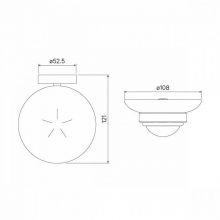 Мыльница IDDIS Sena матовое стекло сплав металлов (SENSSG0i42)