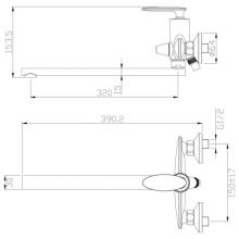 Смеситель для ванны Rossinka RS30 (RS30-32)
