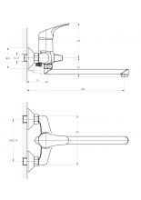 Смеситель для ванны RUSH Corsica (CO4240-51)