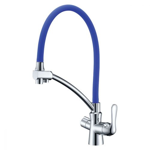Смеситель для кухонной мойки Lemark Comfort (LM3070C-Blue)
