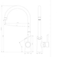 Смеситель для кухонной мойки Lemark Comfort  (LM3072C	)