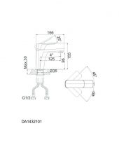 Смеситель для раковины D&K Berlin Steinbeis (DA1432116)