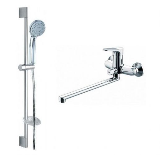 Комплект смесителей 2 в 1 BRAVAT Eco (F00414C) 