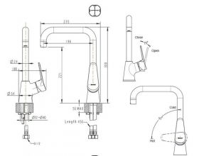 Смеситель для кухни Bravat Eco (F7111147C-1)