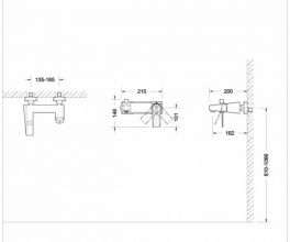 Смеситель для ванны с коротким изливом Bravat Iceberg (F676110G-01)