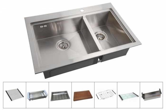 Мойка кухонная Zorg Master X ARTE 78х52х20 (ZM X-5278-L)