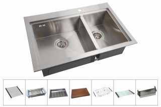 Мойка кухонная Zorg Master X ARTE 78х52х20 (ZM X-5278-L)