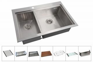 Мойка кухонная Zorg Master X FLASH 78х52х20 (ZM X-5278-R)