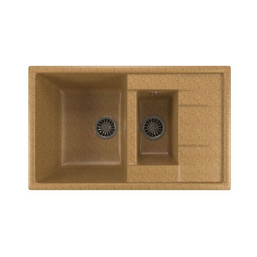 Мойка из искусственного мрамора MIXLINE ML-GM22 49,5x77 (525173)