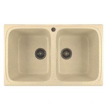 Мойка из искусственного мрамора MIXLINE ML-GM23 49,5x77,5 (525190)