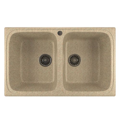 Мойка из искусственного мрамора MIXLINE ML-GM23 49,5x77,5 (525188)