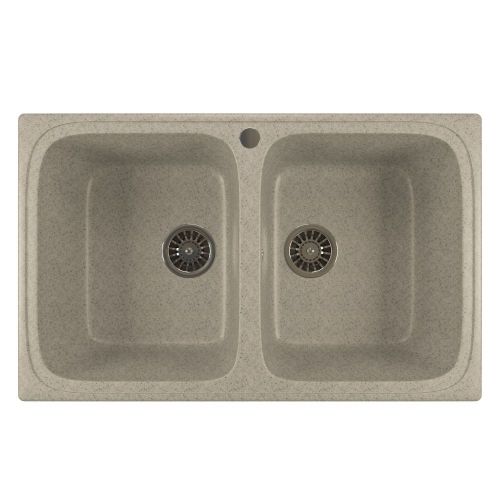 Мойка из искусственного мрамора MIXLINE ML-GM23 49,5x77,5 (525185)