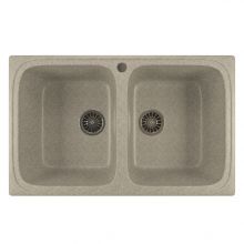 Мойка из искусственного мрамора MIXLINE ML-GM23 49,5x77,5 (525185)