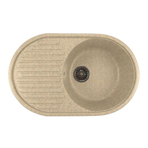 Мойка из искусственного мрамора MIXLINE ML-GM16 45,5x72 (525112)