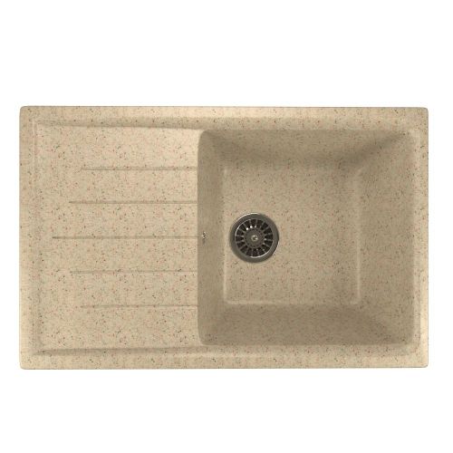 Мойка из искусственного мрамора MIXLINE ML-GM19 49,5x75 (525152)