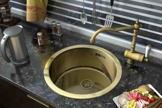 Мойка кухонная ZORG Inox PVD (SZR-51 BRONZE)